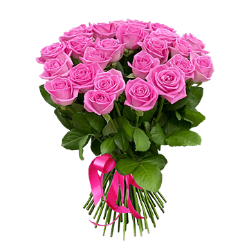 Blumenstrauß aus lila Rosen